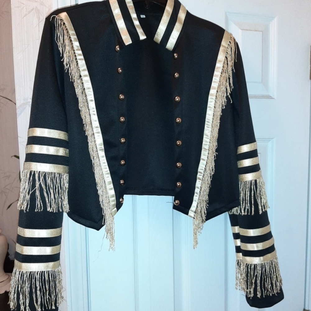 Ladies jacket with fringes